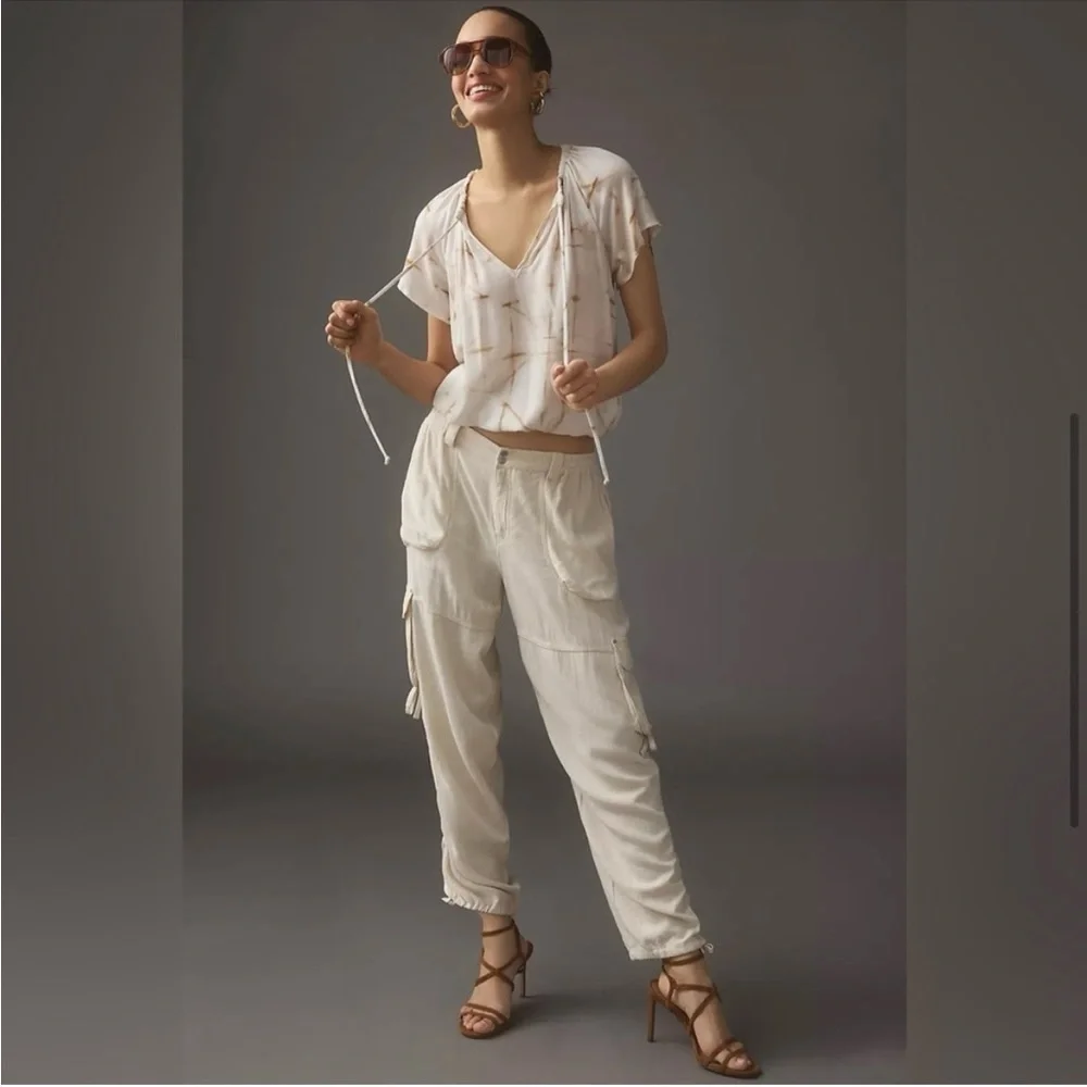 Anthropologie Cloth & Stone Peasant Blouse - Picture 4 of 9